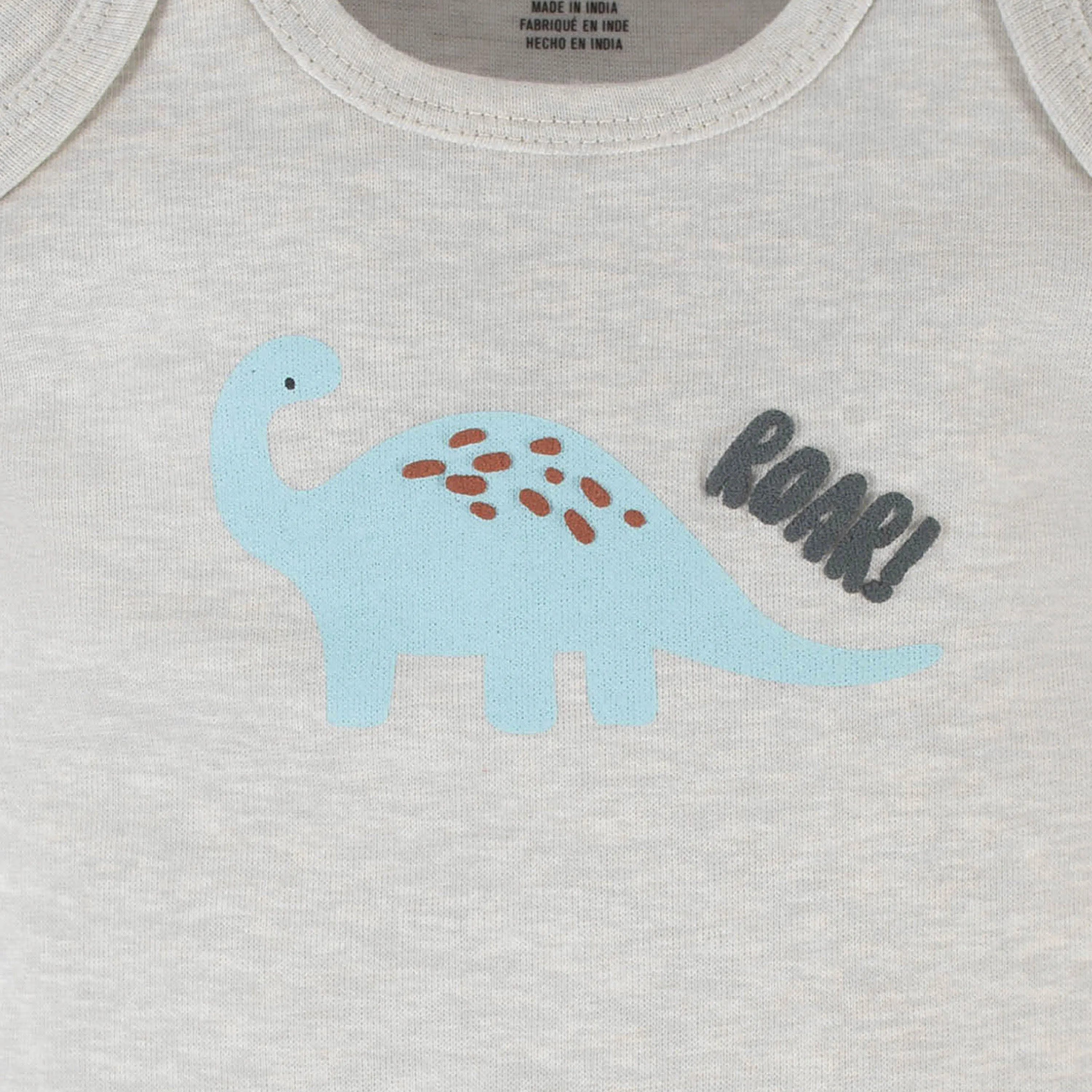4-Pack Baby Boys Dino Blues Short Sleeve Onesies® Bodysuits