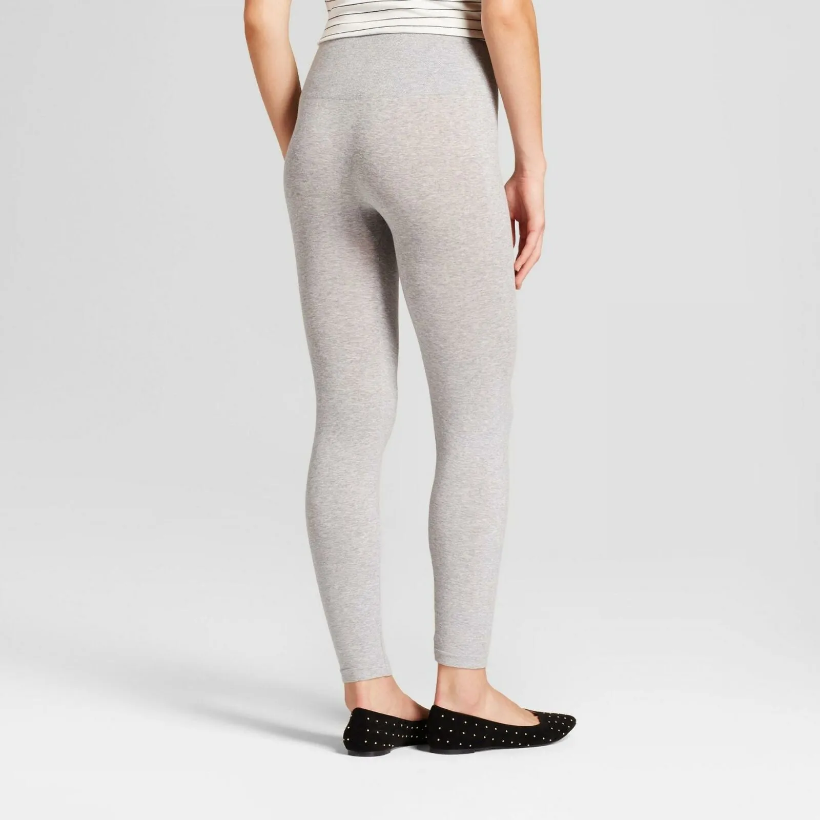 A New Day Women's Cotton Blend Seamless High Rise Leggings