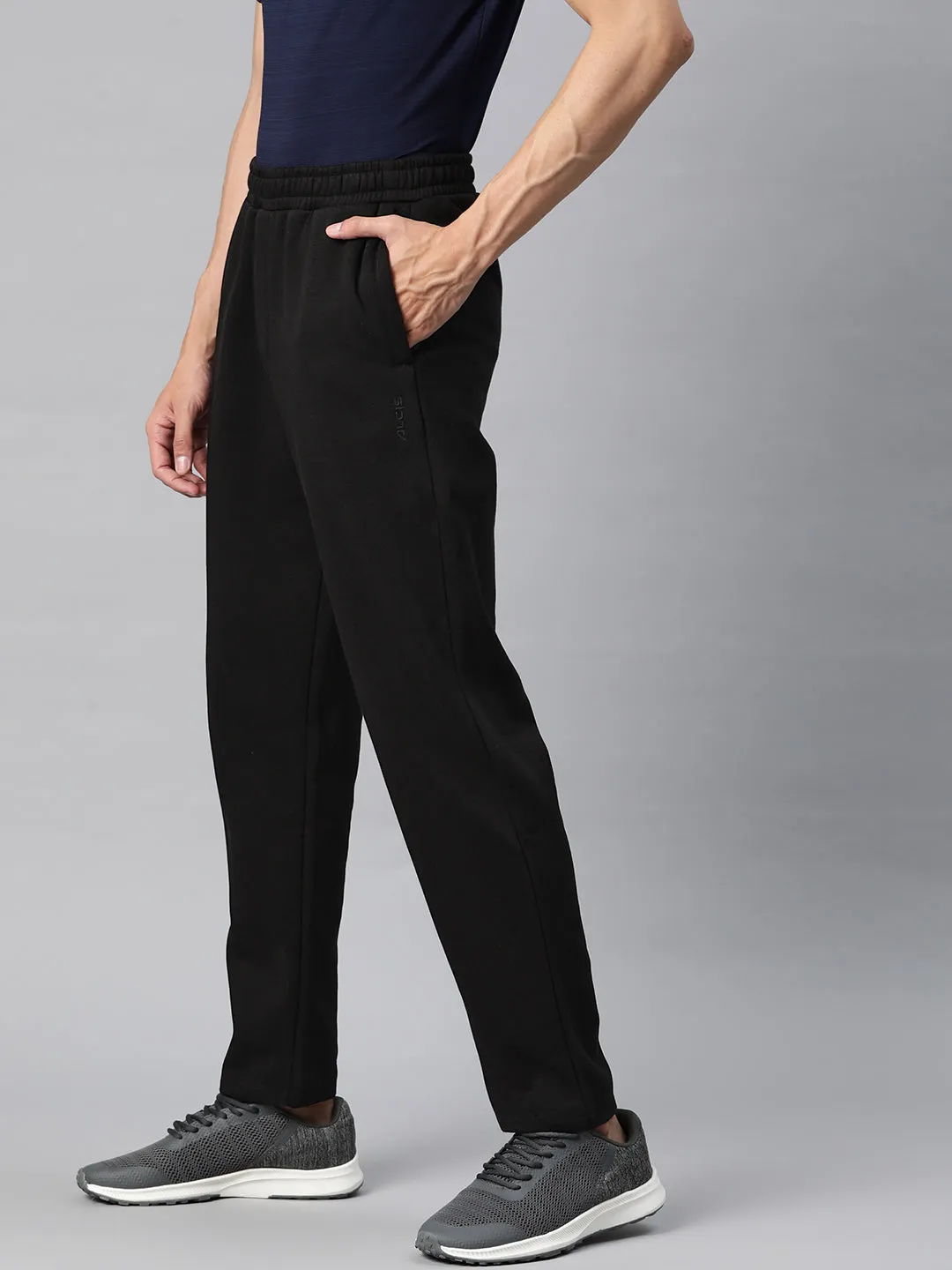 Alcis Men Solid Slim Fit Sports Track Pants