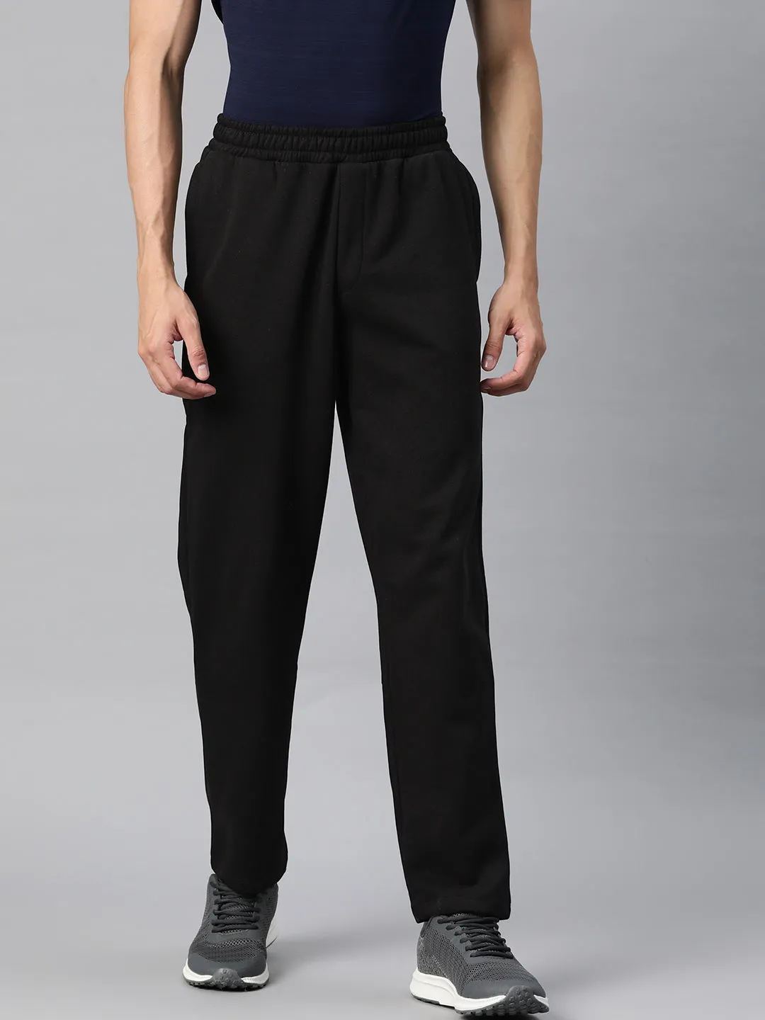 Alcis Men Solid Slim Fit Sports Track Pants