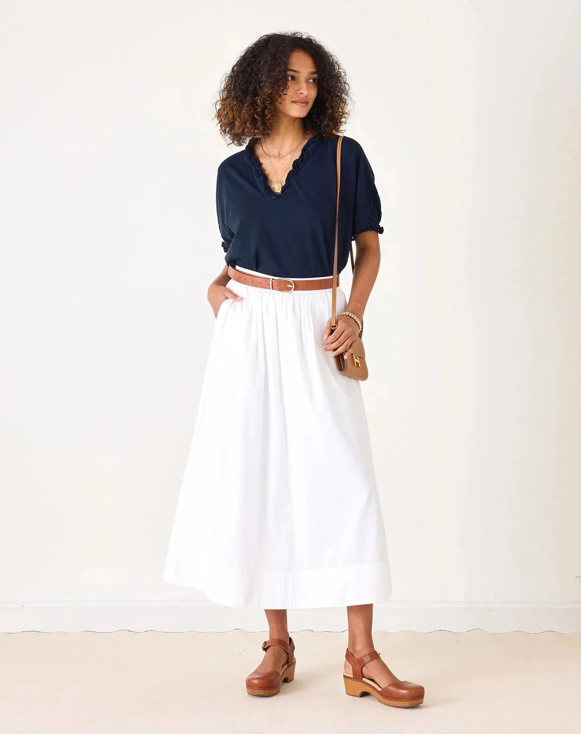 Amelia Ruffle Tee