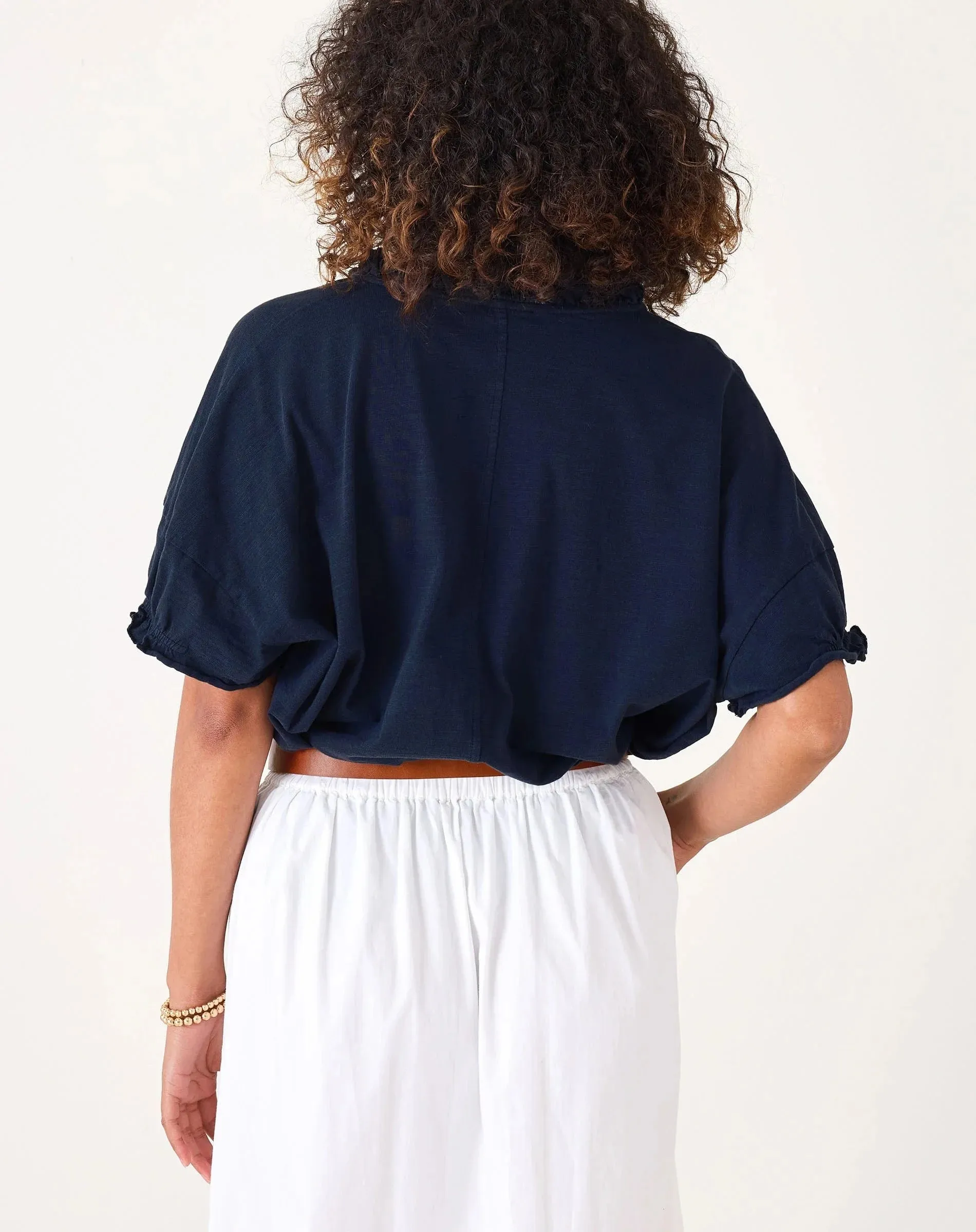 Amelia Ruffle Tee