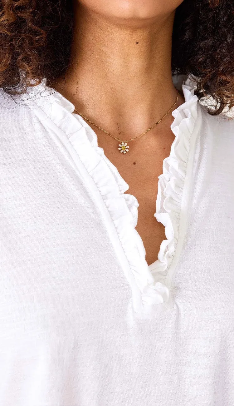 Amelia Ruffle Tee