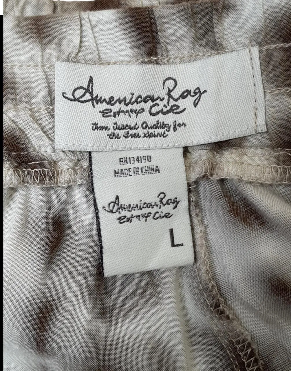 American Rag Tie Dye Pedal (L)