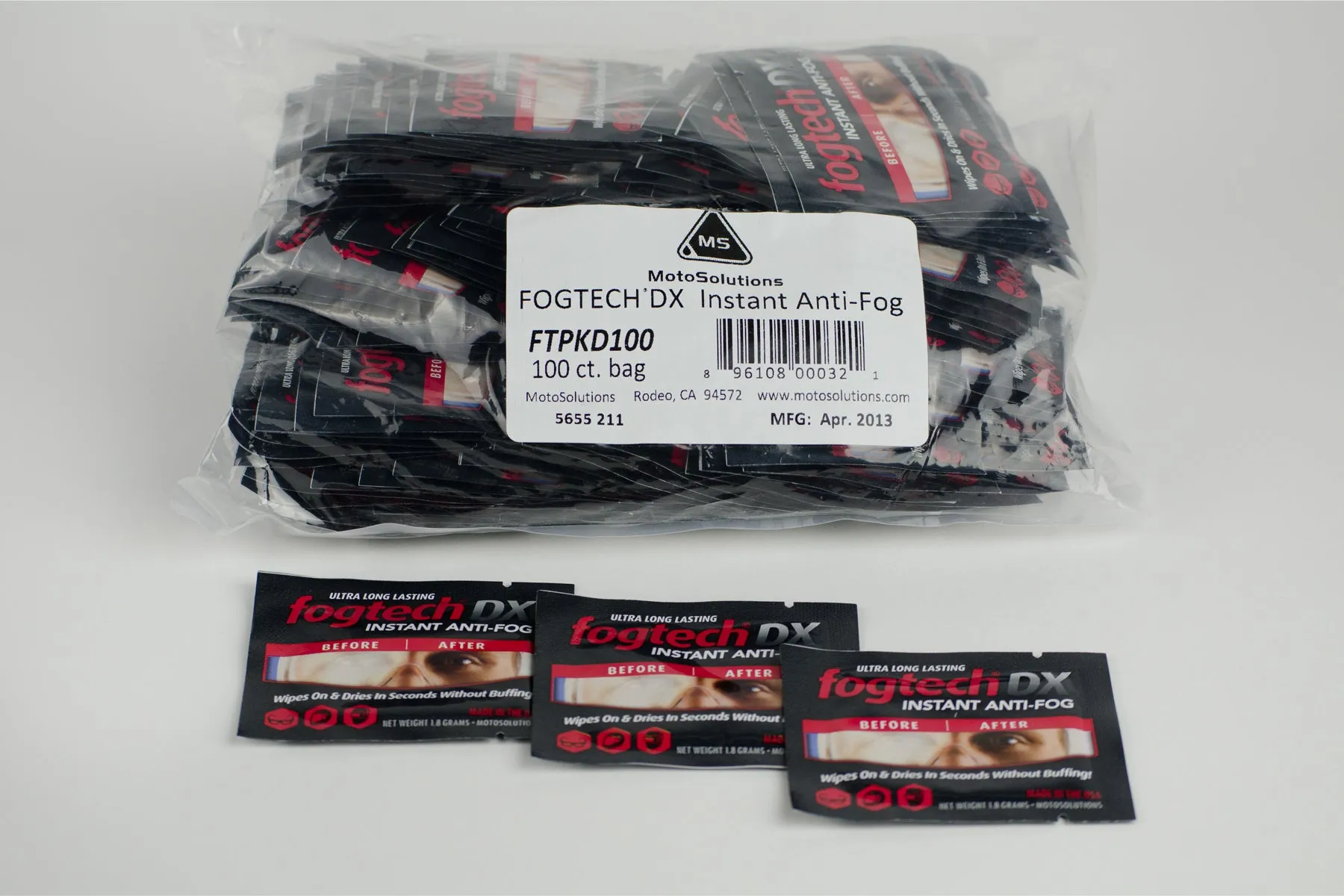 Anti Fogging Helmet Visor Wipes