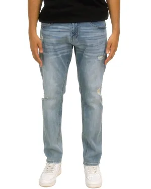 Athletic Fit Ripped Denim – Built for Comfort & Flex, Muscle-Fit Style