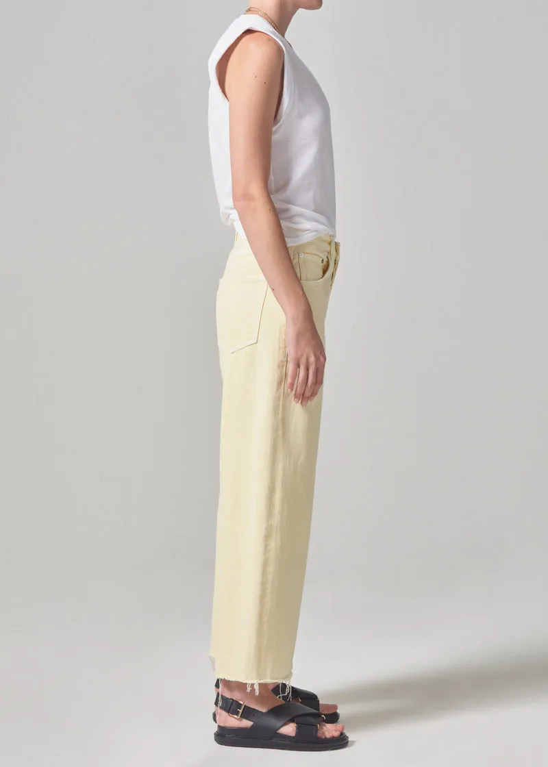 Ayla Raw Hem Crop Jean