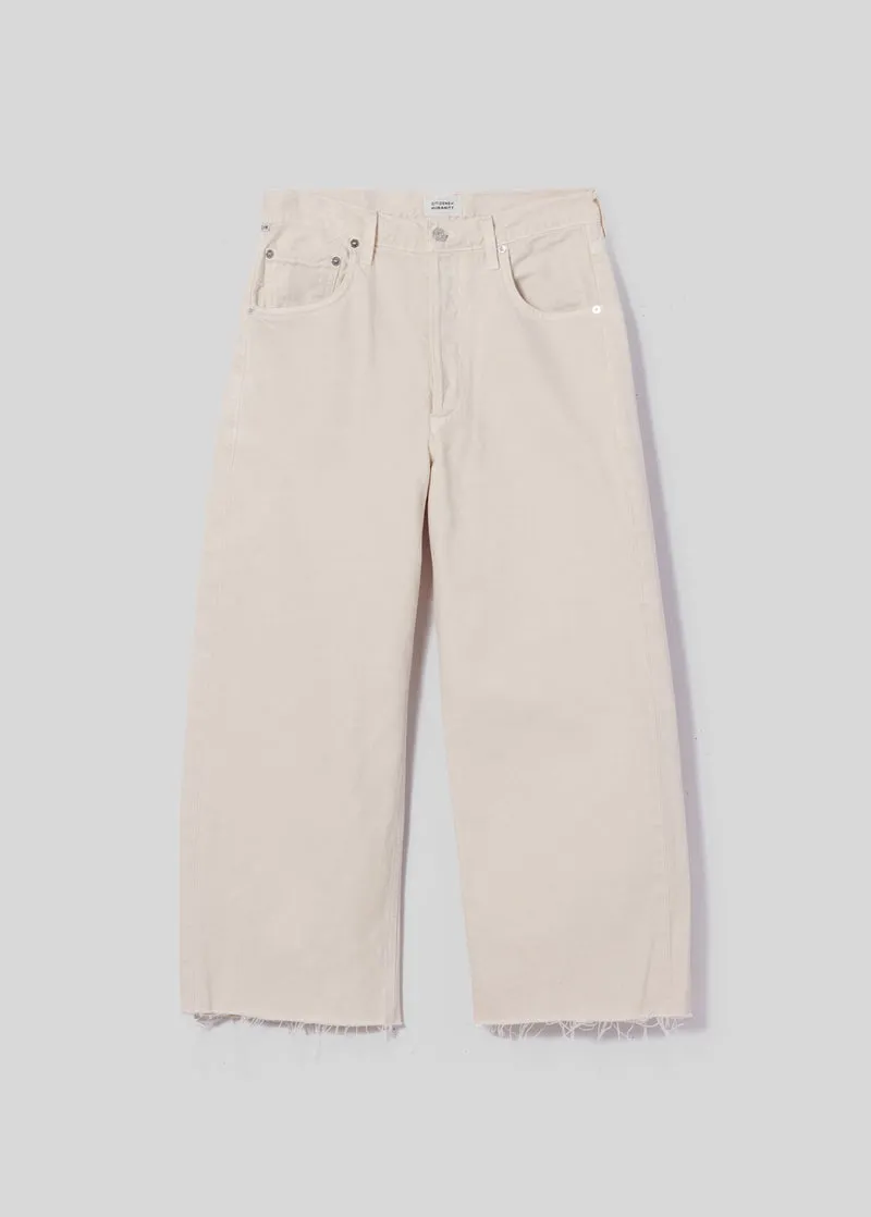 Ayla Raw Hem Crop Jean