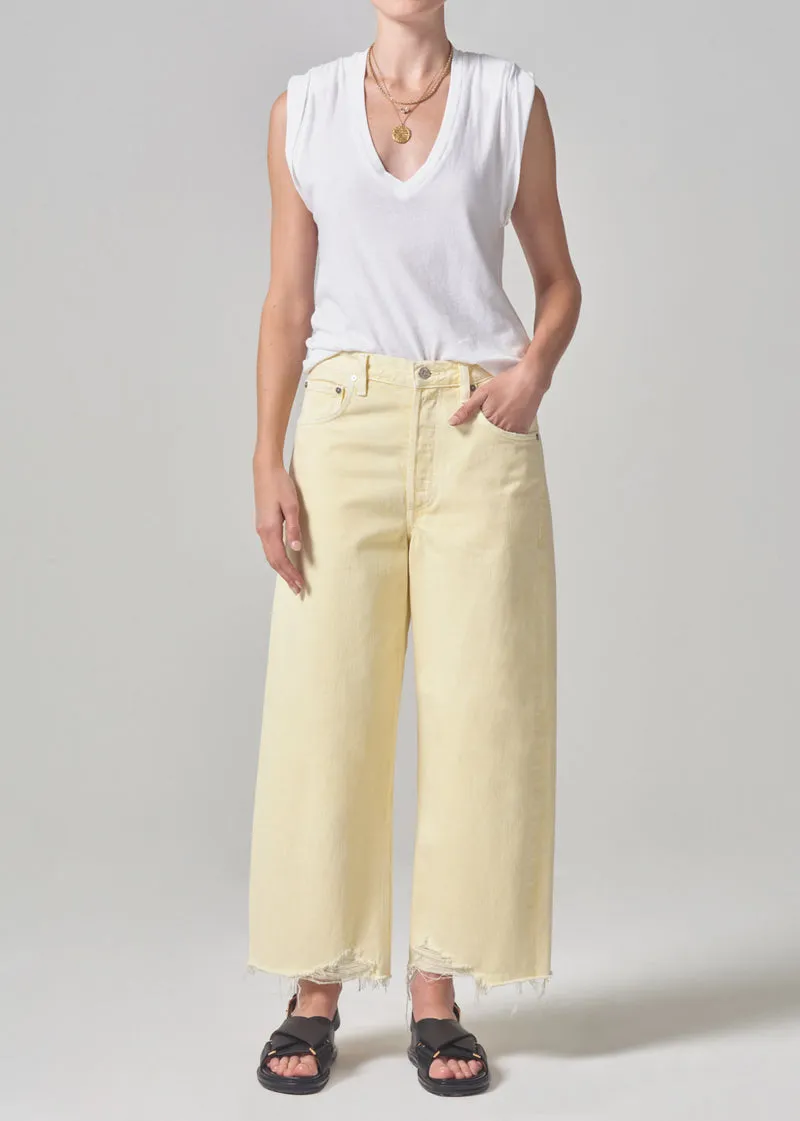 Ayla Raw Hem Crop Jean