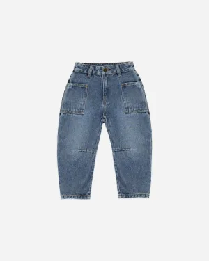 BARREL PANT || INDIGO