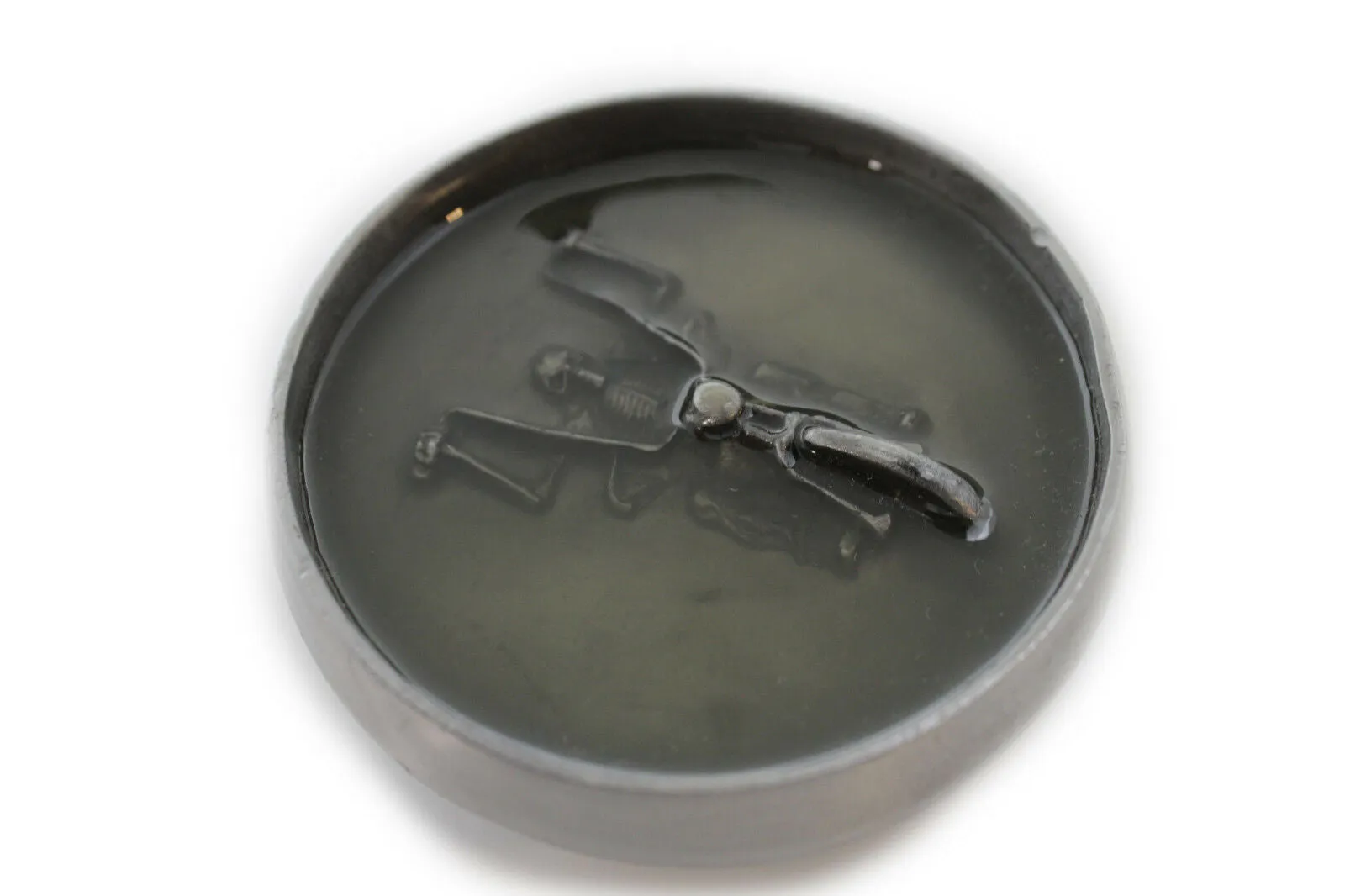 Belt Buckle Silver Metal Grey Skeleton Skull Motorcycle Biker Bones Men