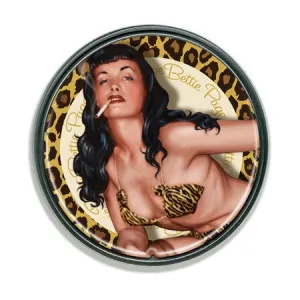 Bettie Page™ Golden Leopard Retro Belt Buckle