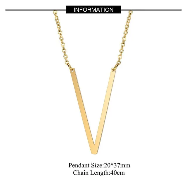 Big Letter Necklace A-Z