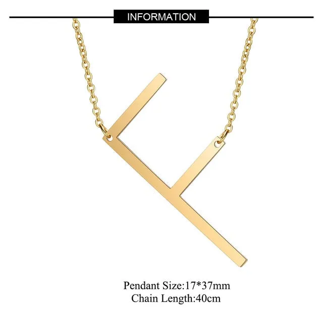Big Letter Necklace A-Z