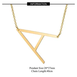 Big Letter Necklace A-Z