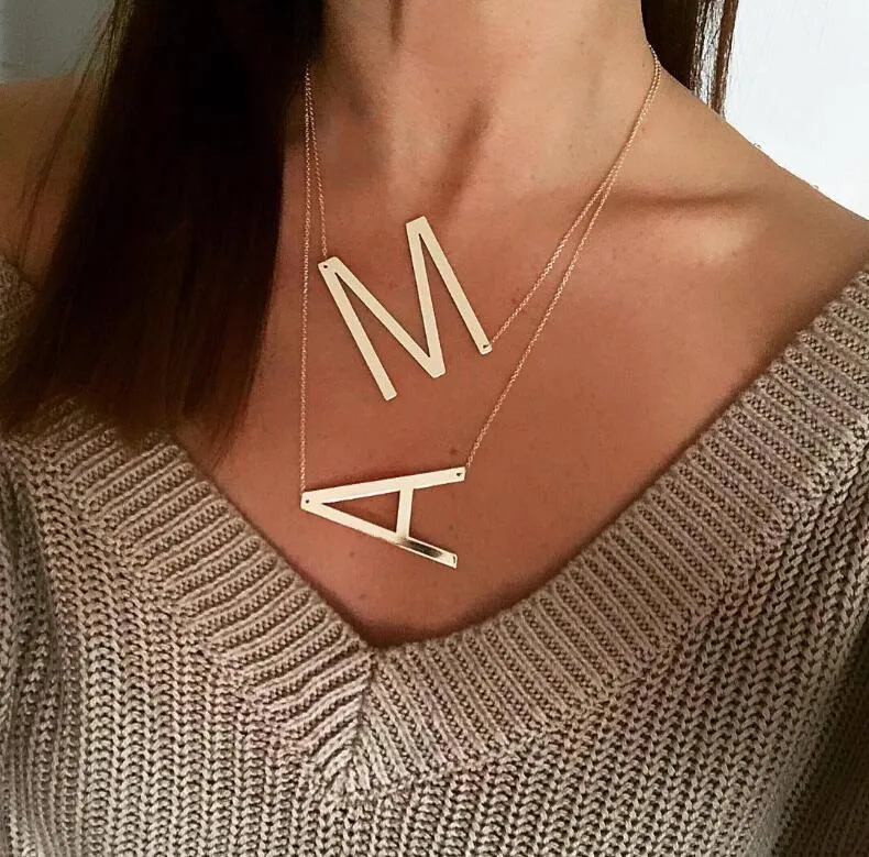 Big Letter Necklace A-Z