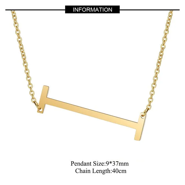 Big Letter Necklace A-Z