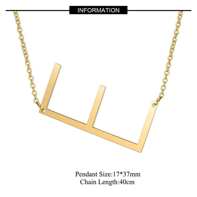 Big Letter Necklace A-Z