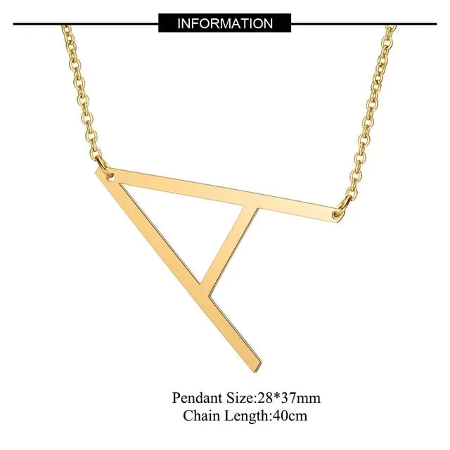 Big Letter Necklace A-Z