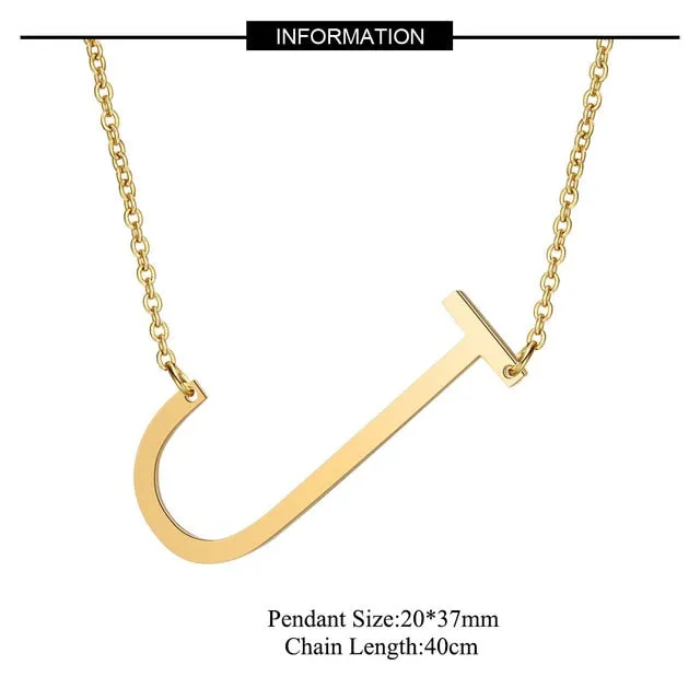 Big Letter Necklace A-Z