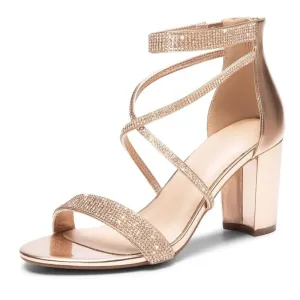 Block Heel Open-Toe Sandals – Functional And Fashionable