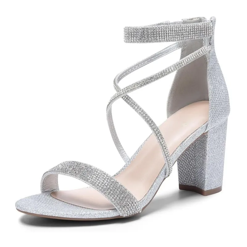 Block Heel Open-Toe Sandals – Functional And Fashionable