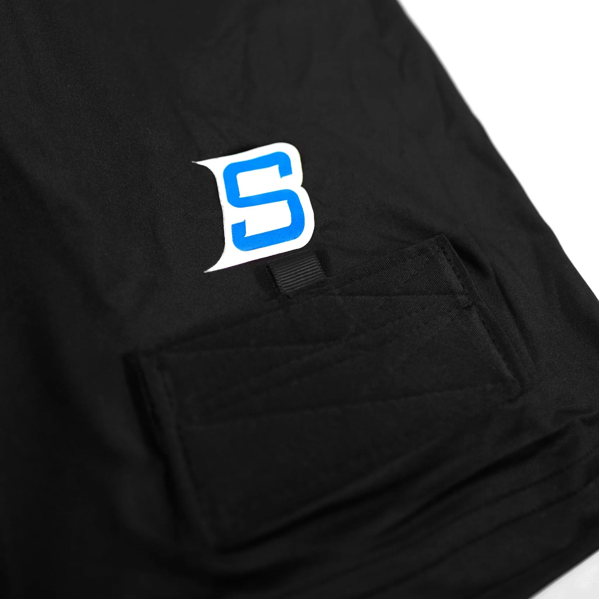 Blue Sports Classic Junior Compression Jock Shorts