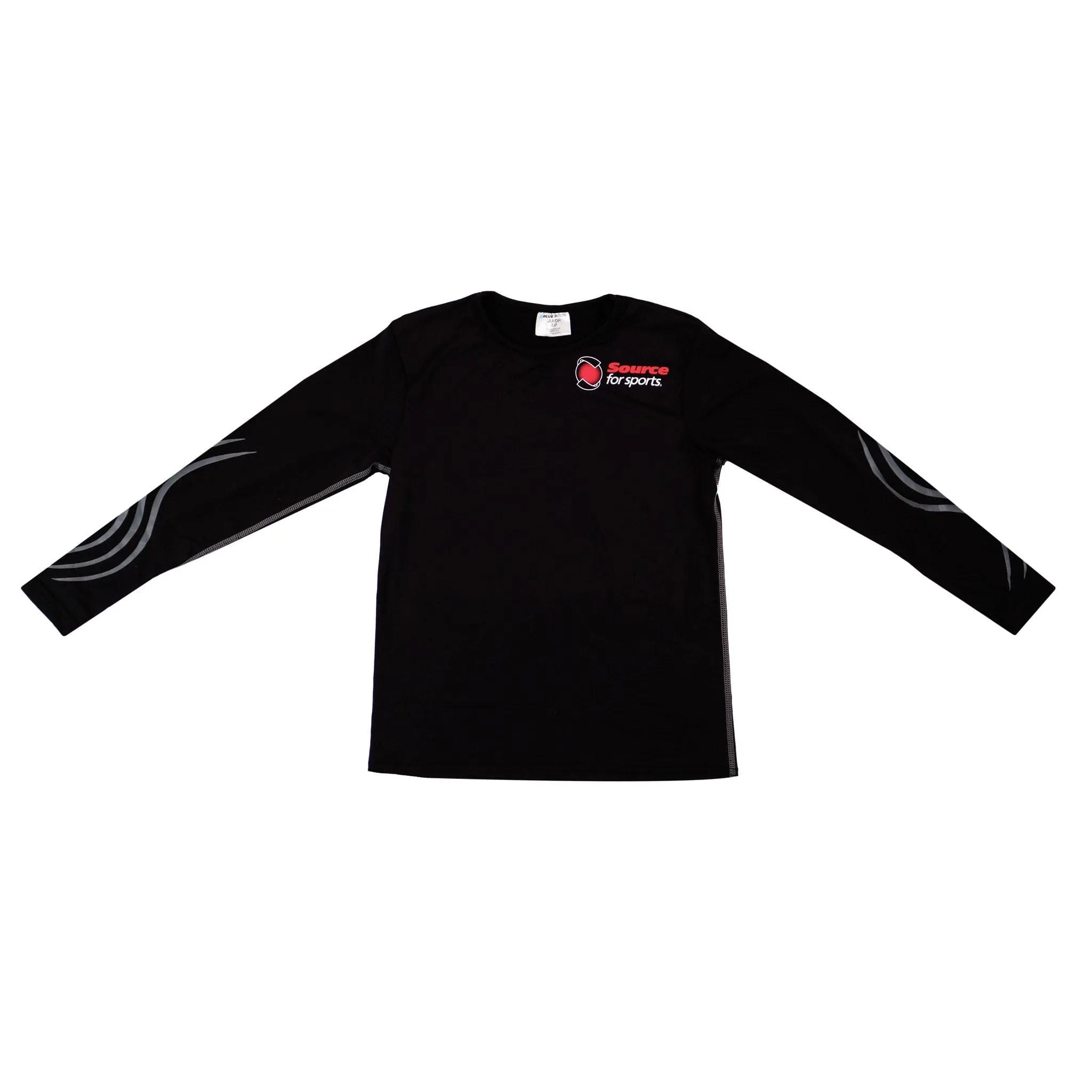 Blue Sports Compression Long Sleeve Senior Shirt