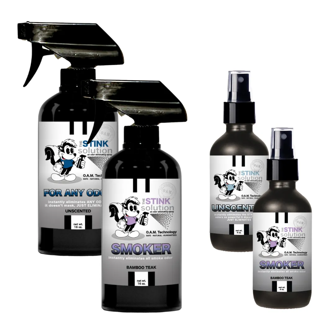 Buy 2 Get 2 FREE Bundle - Smoke Odor Eliminator in Bamboo Teak Fragrance   Unscented