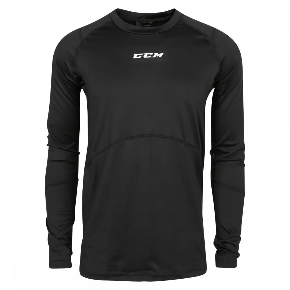 CCM Hockey Compression Long Sleeve Grip Shirt Senior