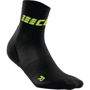 CEP Dynamic  Ultralight Short Sock Black/Green Woman