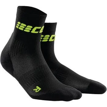 CEP Dynamic  Ultralight Short Sock Black/Green Woman