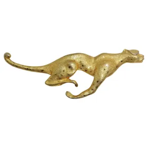 Christopher Ross 1992 Gold Plated Jumbo Cheetah Belt Buckle