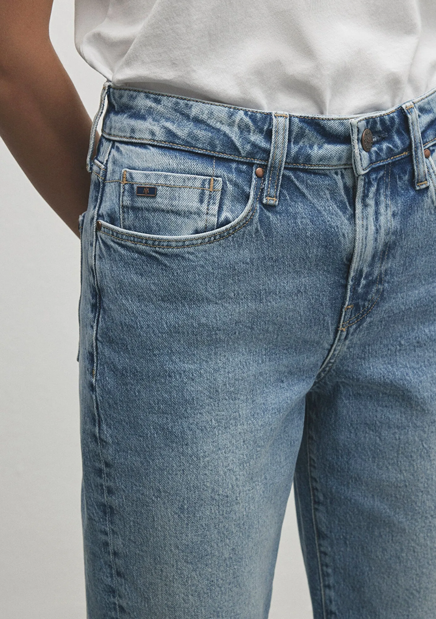 Cindy Mid Classic Denim Jean Pants
