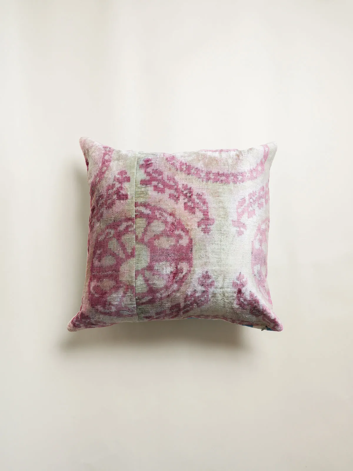 Classic Magenta Medallion Square Pillow Cover