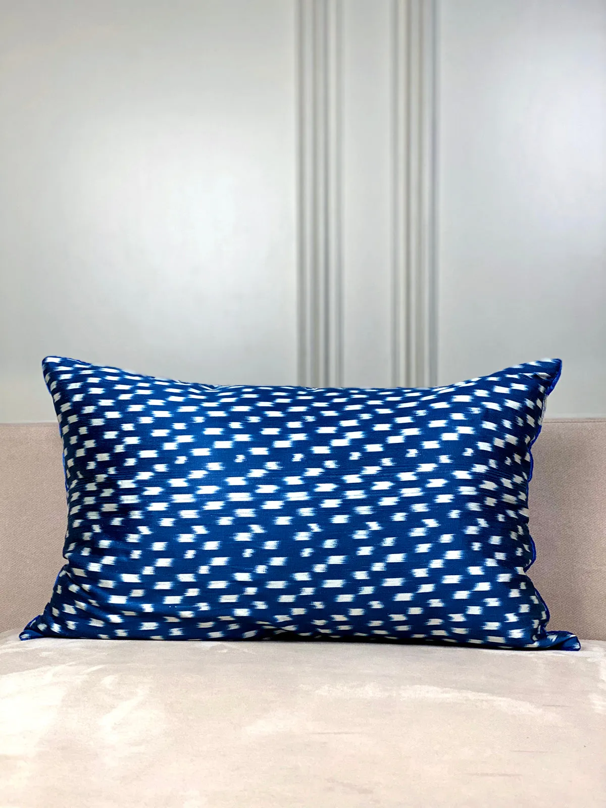 Classic Serenity Blue Lumbar Pillow Cover