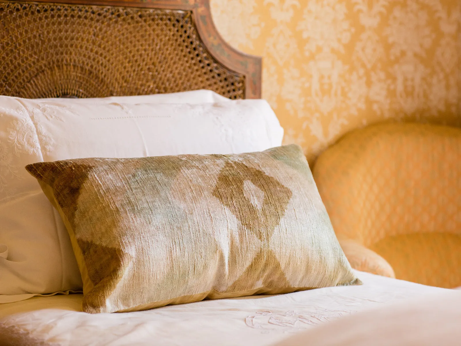 Classic Serenity Blue Lumbar Pillow Cover
