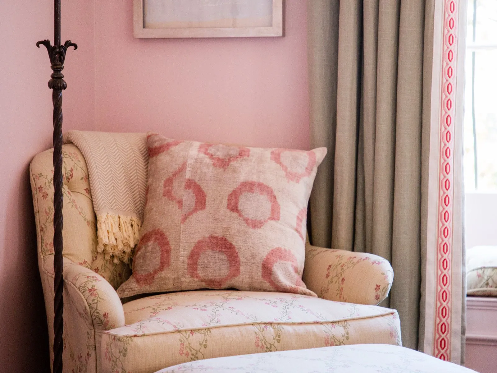 Classic Sky Lattice Square Pillow Cover