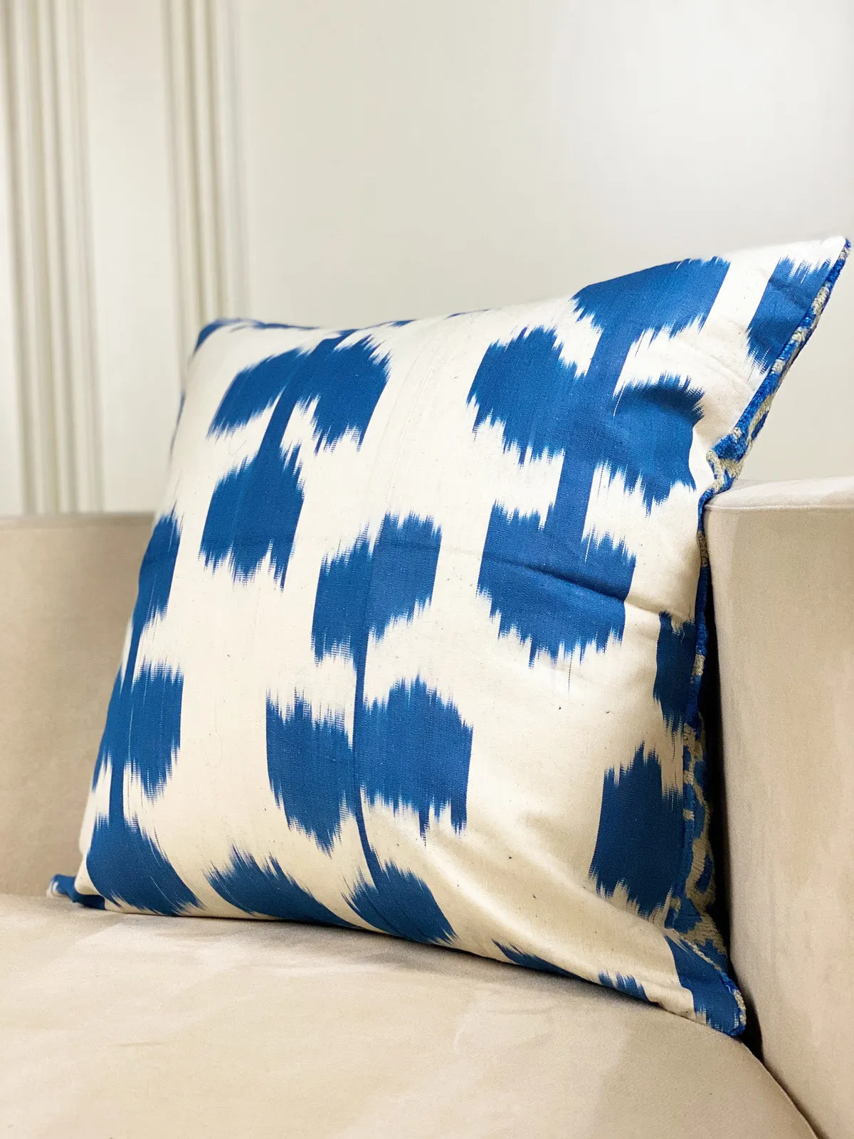 Classic Sky Lattice Square Pillow Cover