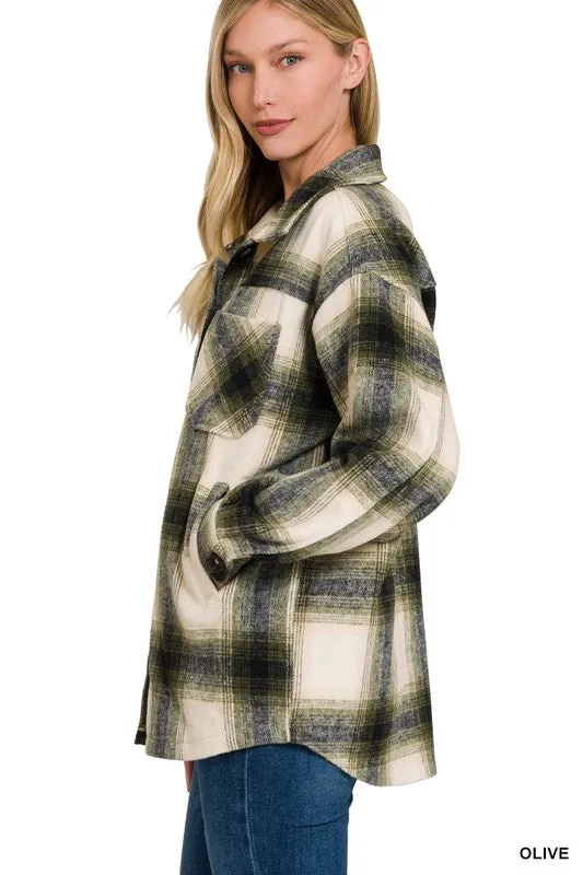 Close to You Plaid Shacket