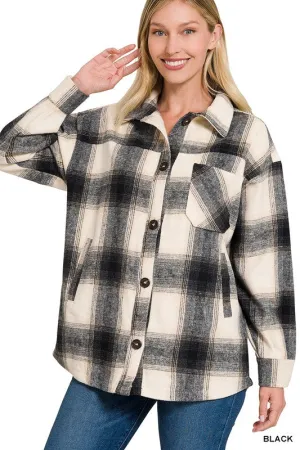 Close to You Plaid Shacket