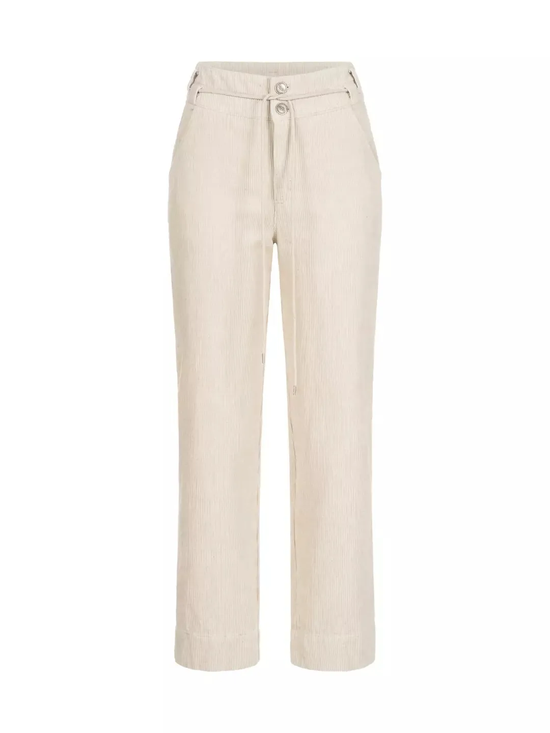 cord pants in cream