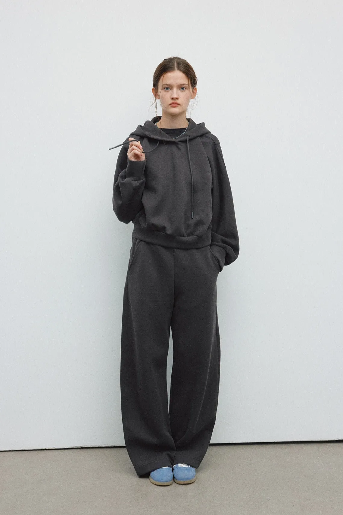 Cotton blend cocoon silhouette jogger | 4 color