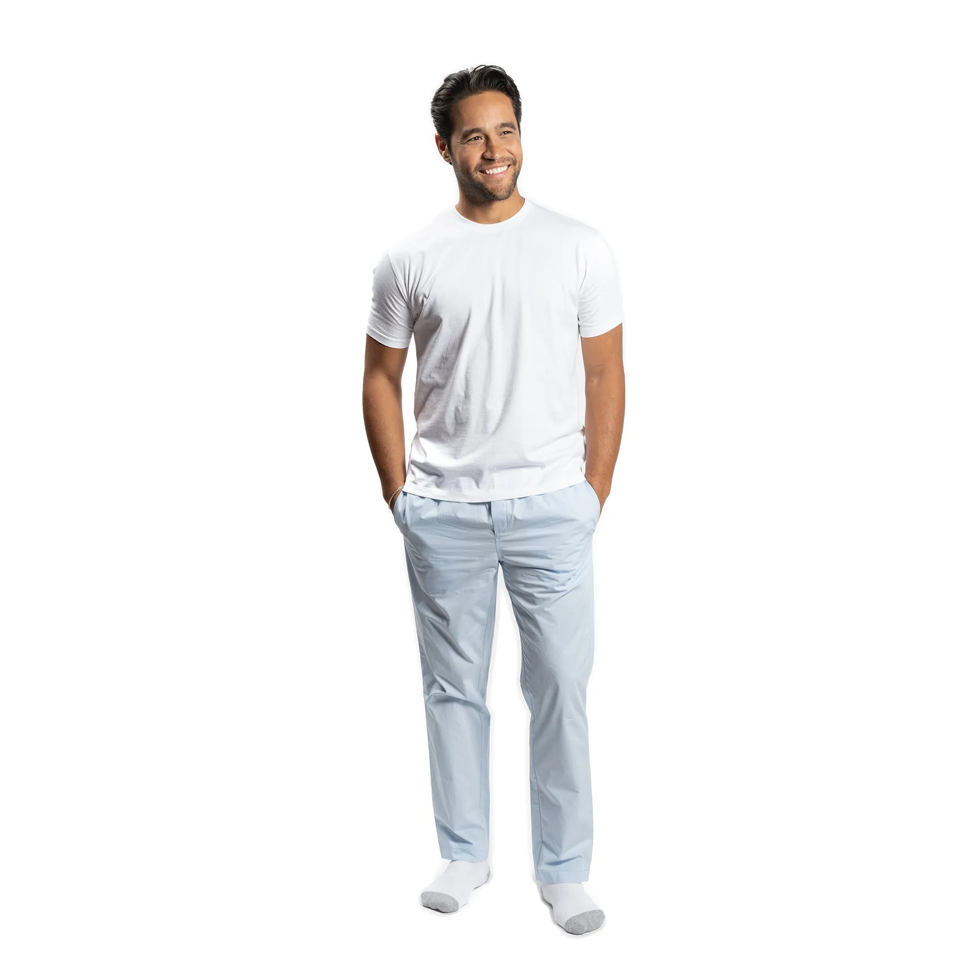 Cotton Pajama Pants - Blue