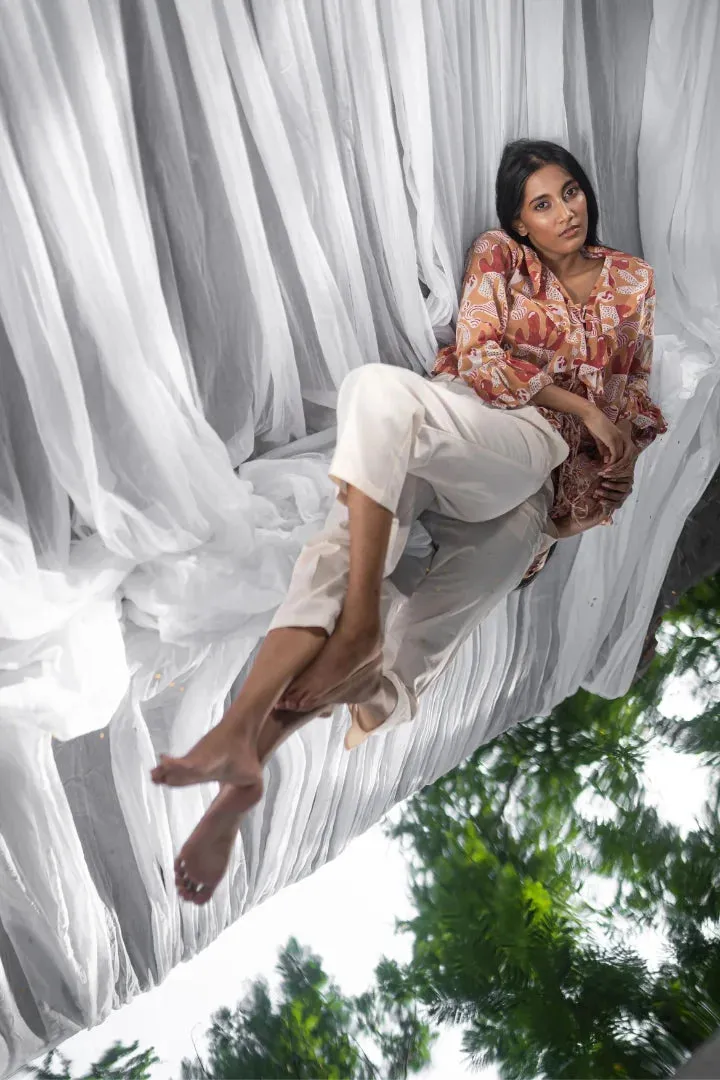 Cropped Classic White Pants