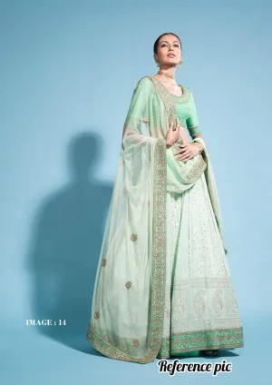 Custom Designer Georgette Chikankari Lehenga with Georgette Choli