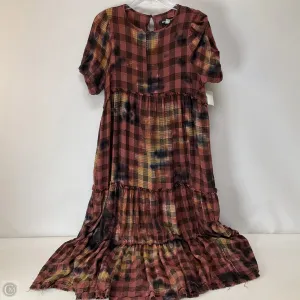 Dress Casual Maxi By Urban Outfitters In Plaid Pattern, Size: S
