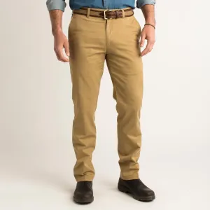 DUCK HEAD GOLD SCHOOL CHINO- DARK KHAKI