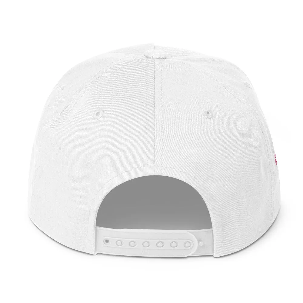 Embroidered Goat Flat Bill Hat – Bold, Unique & Stylish
