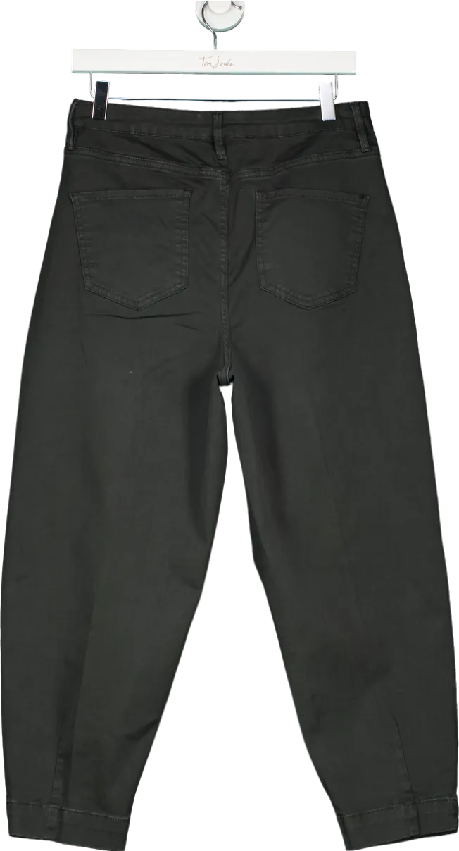 Frame Black Pleated Barrel Leg Trousers W28